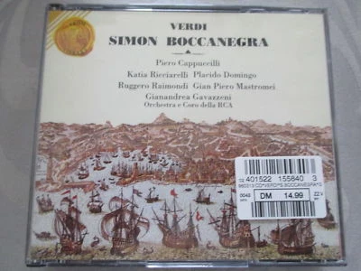 Verdi: Simon Boccanegra - Gavazzeni, Cappuccilli, Domingo, Ricciarelli - 2 CD s - Bild 1 von 4