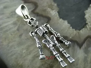 Ketten Anhänger Totenkopf Skull SKELETT Gothic Celtic Pendants Silber 925 - Bild 1 von 4