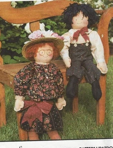 24 Zoll Puppen mit Kleidung aus den frühen 1900er Jahren, ungeschnittenes Muster 8209 - Bild 1 von 1