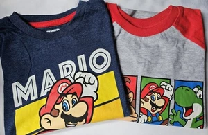 New In Package Super Mario 2pack Long Sleeve TShirts 5T - Picture 1 of 10