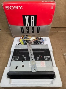 Vintage Sony XR U330 Car Cassette Stereo Unit - no faceplate - In Box - Picture 1 of 7