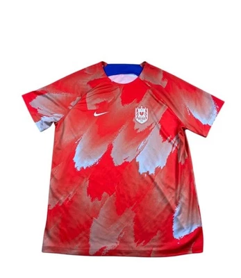 Camiseta de fútbol Nike para mujer Seattle Reign FC Nike Dri-Fit talla M NUEVO Rojo/Azul Foto 1 de 2