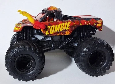 Monster Jam Zombie Fuego y Hielo Camión Suelto Difícil de Encontrar 1/64 Raro Diecast Foto 1 de 4