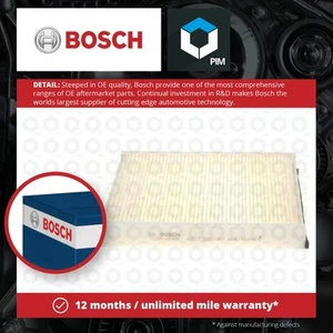 Pollen / Cabin Filter fits FORD FOCUS 10 to 20 Bosch AV6N18D543A AV6N18D543AA - Picture 1 of 6