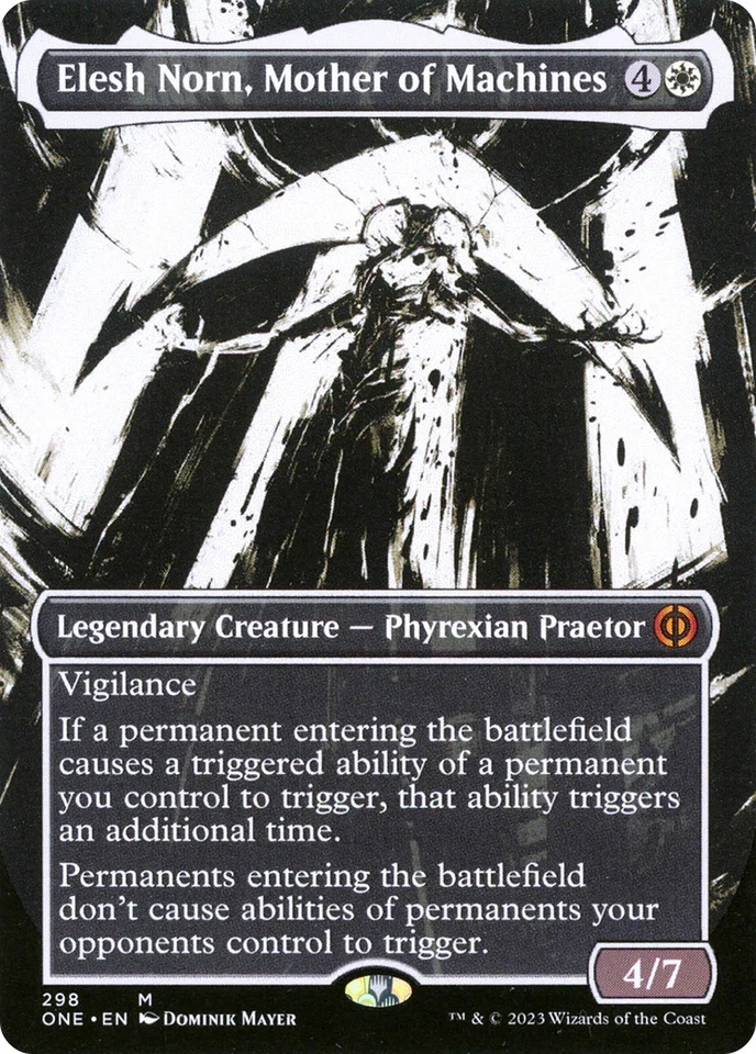 Elesh Norn, Mother of Machines (Borderless Ichor) [Phyrexia: All Will Be One] - Image 1 of 1