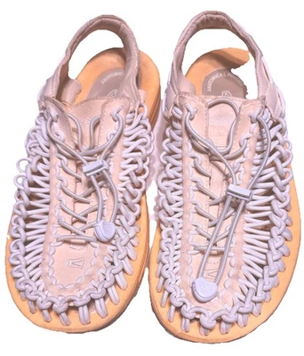 Sandalias de cuerda con cordón blancas y beige KEEN UNEEK para hombre talla 10,5 EE. UU. Foto 1 de 4