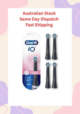 Oral-B IO Electric Toothbrush Heads - Black -4 Pack (IORBSB4) - image 1 of 4