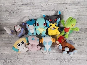 Pokemon Plush Lot of 9 Nintendo Video Game Dolls Anime Stuffed Animals - Picture 1 of 13