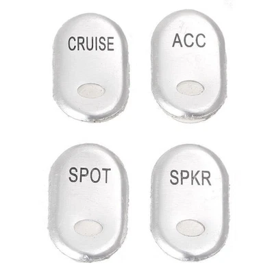 Cubiertas de interruptor de panel de interruptor de acero inoxidable cromadas para Harley FLHTCU y FLHTCUTG Foto 1 de 4