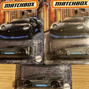 MATCHBOX 2024 EUROPEAN STREETS #23 2018 BUGATTI DIVO LOT OF 3 - Picture 1 of 6