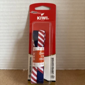 Kiwi Limited Edition USA Rot Weiß Blau Patriotische Schnürsenkel 45" - Bild 1 von 2