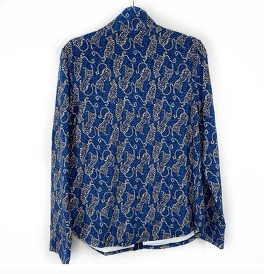 Chaqueta LILLY PULITZER UPF 50+ Leona con Cremallera en Marea Baja Azul Marino Fácil de Detectar, Talla L Foto 1 de 2