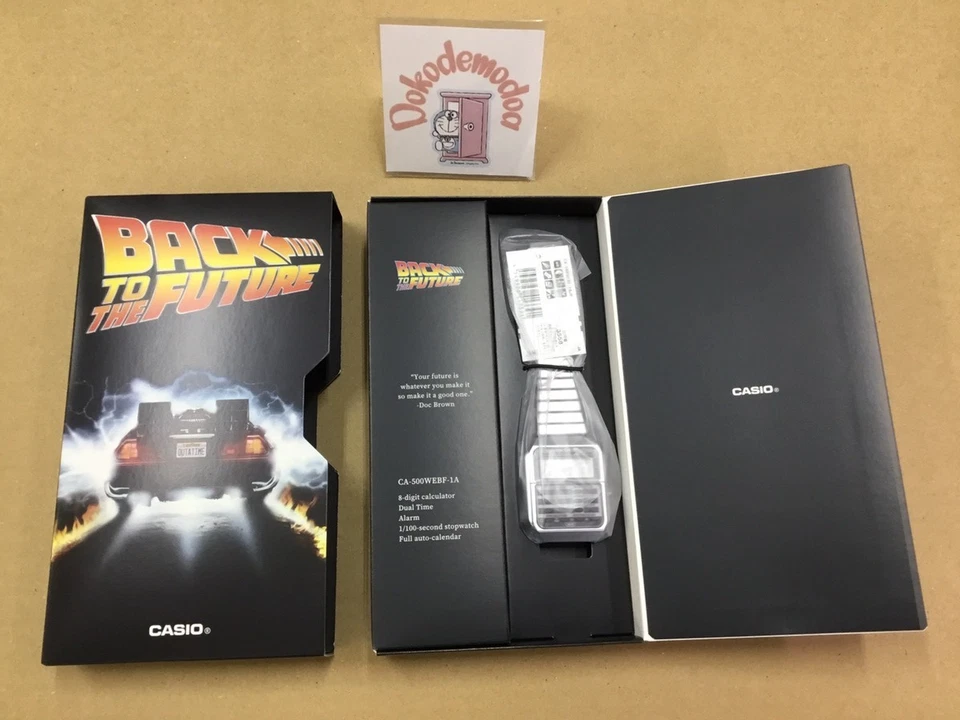CASIO BACK TO THE FUTURE COLLABORATION CA500WEBF1AJR DIGITAL WATCH