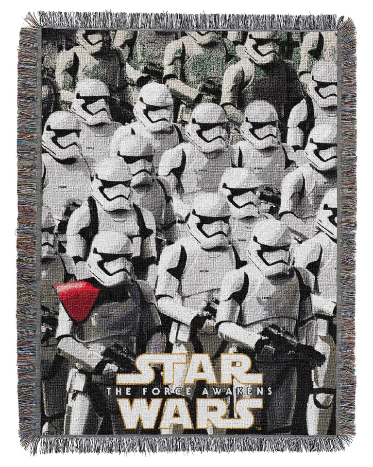 Northwest Star Wars Woven Tapestry Throw Blanket, 48" x 60", Ground Invasion - Image 1 of 4
