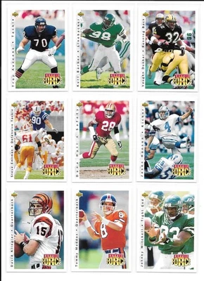 1992 Upper Deck Football Trading Cards / You Choose #s 401 - 620 / mb54 - Image 1 of 4