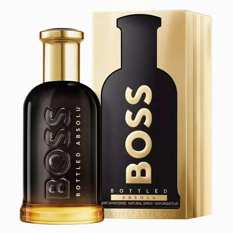 HUGO BOSS BOTTLED ABSOLU PARFUM INTENSIVE 3,3 oz 100 ml spray masculino novo na caixa - Imagem 1 de 4