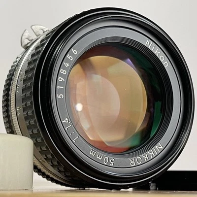 [N 完好-] SIC 尼康 Ai-s Nikkor 50 毫米 f1.4 AIS 标准 MF 镜头日本 G 7891 — 第 1/4 张图片