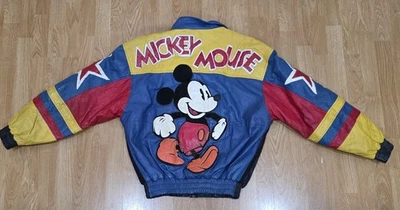 Chaqueta de cuero Disney vintage Foto 1 de 4
