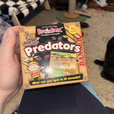 Brainbox Predators Educational Quiz Trivia Card Game for Families - Image 1 of 3