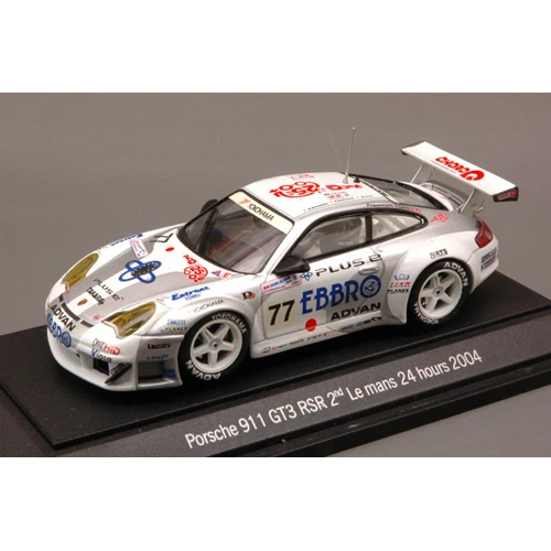 PORSCHE 911 GT3 RSR N.77 12th LM 2004 (2nd LMGT) KUROS.-ORIDO-NISH.1:43 Ebbro Au - Immagine 1 di 1