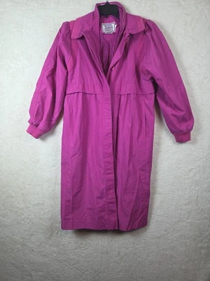 Abrigo impermeable rosa intenso de colección Young Gallery para mujer talla 14 años 80  Foto 1 de 4