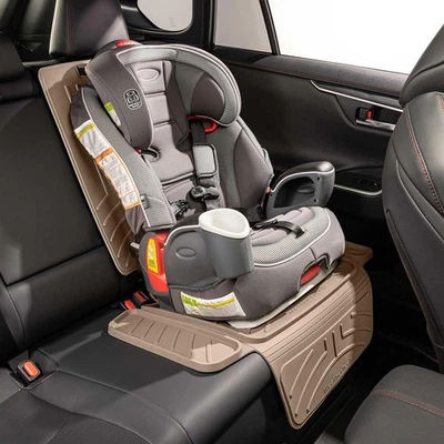 Weathertech Child Car Seat Protector with Seat Back - Tan - image 1 of 4