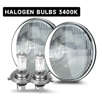 Faro halógeno redondo de 7 pulgadas para Ford Thunderbird 1955-1958 Deluxe 1939-1951 Foto 1 de 4