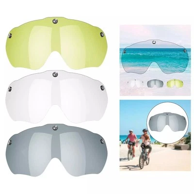 Magnetisches Fahrradhelm Visier Transparent Brillenkompatibel Universal für Alle - Bild 1 von 4