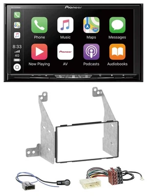 Pioneer 2DIN MP3 USB DAB DVD Bluetooth Autoradio für Nissan Pathfinder 07-13 - Bild 1 von 4