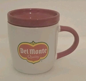 Rare (1) NEW Del Monte Tomato Logo Advertisement White Collectible Coffee Mug - Picture 1 of 4