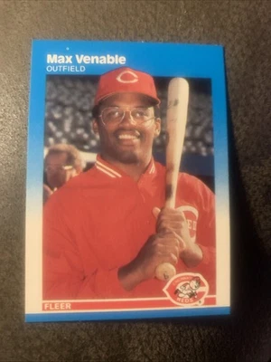1987 Fleer - Max Venable #216 - Image 1 of 2