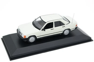MERCEDES BENZ 190E W201 WHITE 1984 MAXICHAMPS 940034100 1/43 BLANC LHD 190 E - Photo 1/3