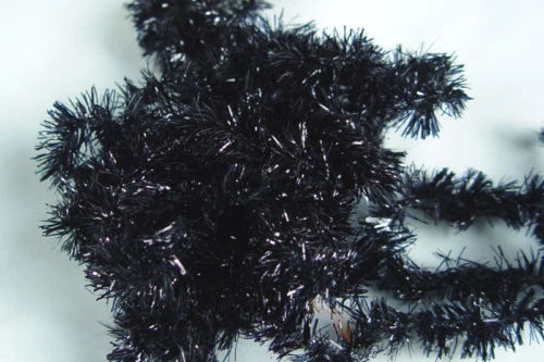 PECHETRUITE 2m Chenille Fritz NOIRE 15mm fly tying montage mosca