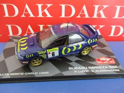 Die cast 1/43 Modellino Auto Subaru Impreza 555 Rally Monte Carlo 1995 P. Liatti - Immagine 1 di 4