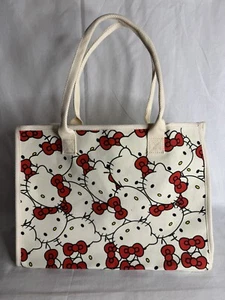 Hello Kitty Canvas Tote Square - New - Picture 1 of 6