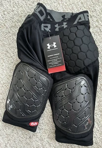 UNDER ARMOUR GAMEDAY ARMOUR PRO 5-PAD GIRDLE - BLACK - Youth Small Fast Ship - Picture 1 of 8