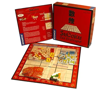 SuDoku Kinderversion ab 10 Jahre Das Brettspiel von Kosmos GEZÄHLT und KOMPLETT - Bild 1 von 4