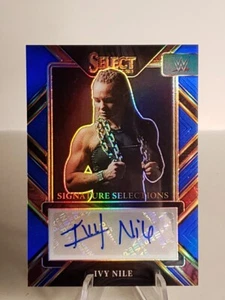 Panini Select WWE 2023 Ivy Nile Signature Selections azul Prizm 01/35 automático NXT - Imagen 1 de 3