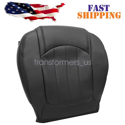 Черный перфорированный кожаный чехол на сиденье со стороны водителя для GMC Acadia 2008-2012 годов выпуска - Изображение 1 из 4