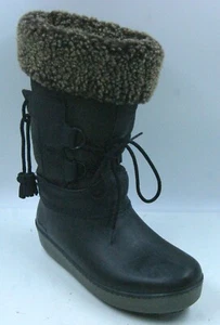 L.L.Bean Boots Women's Boots Sz 7 Black Lined Mild Calf Winter Snow Winter  - Picture 1 of 11
