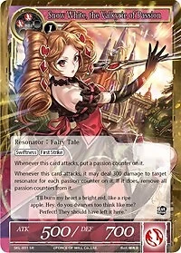 Snow White, the Valkyrie of Passion [SKL-031] Near Mint - Force of Will single - Image 1 of 1