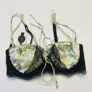 Victoria’s Secret Designer Collection sehr sexy Balconette BH 32C Seide Rarität 118 $ - Bild 1 von 11