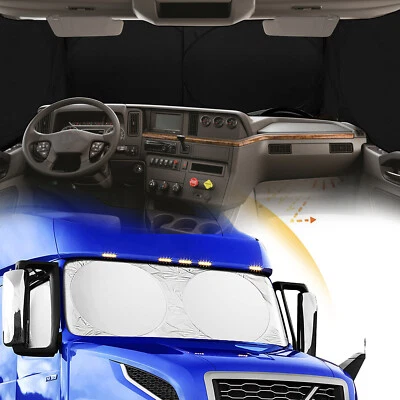 Солнцезащитный козырек для боковых окон Freightliner Cascadia 18–24 годов выпуска с защитой от ультрафиолета - Изображение 1 из 4