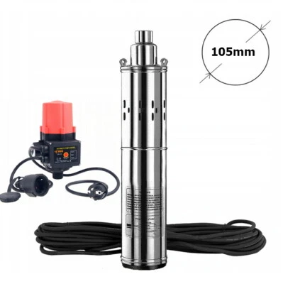 DAMBAT / WEISBACH 4" 105mm Tiefbrunnenpumpe Brunnenpumpe 2700l/h 0,75kW - 9bar - Pumpensteuerung