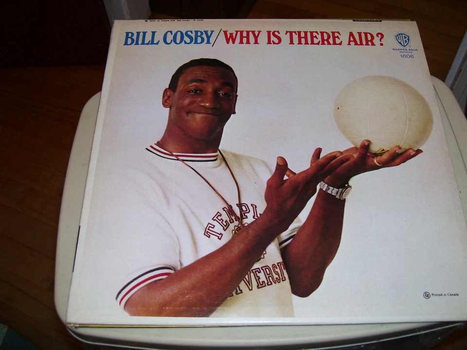 BILL COSBY-WHY IS THERE AIR?-LP-NM-WARNER BROTHERS-VITAPHONIC HIGH FIDELITY - Image 1 of 2