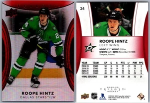 22-23 TRILOGY RED PARALLEL - ROOPE HINTZ /499 #24 DALLAS STARS - Imagen 1 de 1