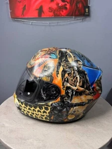 Moto Helmet LS2 Size L Hand Painted - Picture 1 of 14