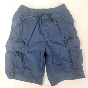 Gap Kids Boy's Navy Blue Cargo Shorts Pockets Size MEDIUM M 8" Inseam - Picture 1 of 6