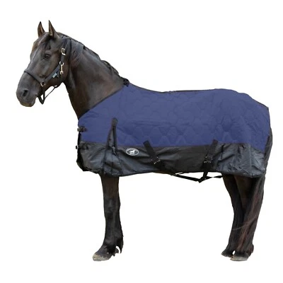 Resistance 420 Denier Quilted Nylon Horse Blanket 200gm Polyfill Free Shipping - Image 1 of 4