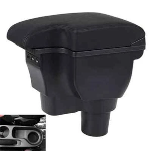 Central Consoles Box With USB Arm Rest Armrest Box For Honda Fit Jazz 2014-2018 - Picture 1 of 9